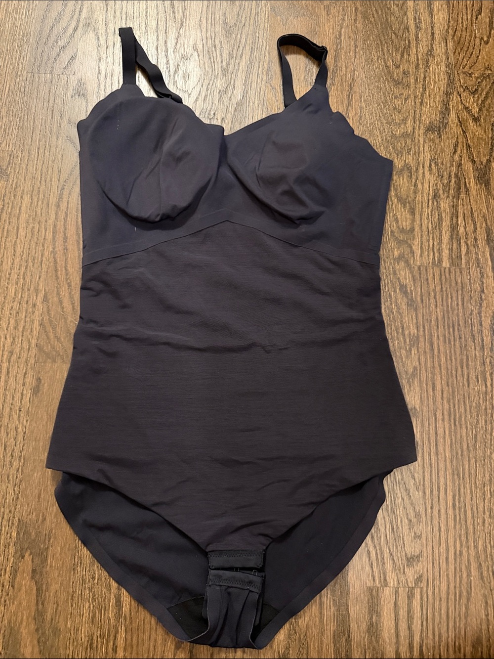 Honeylove Black Sculpting Bodysuit with Built-In Cups